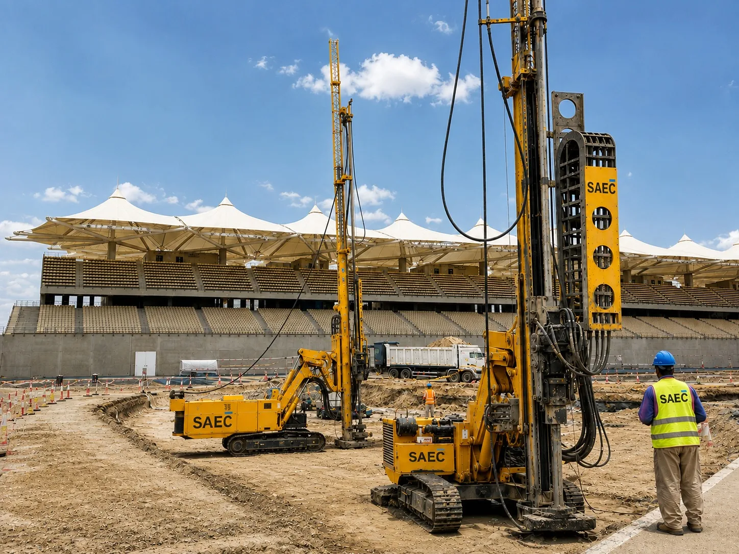 أعمال تحسين التربة (Ground Improvement) في دولة الإمارات